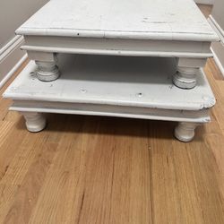 3 Piece Wooden Stackable Tables 