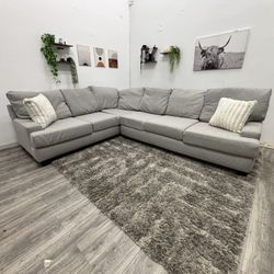 Gray Sectional Couch - Free Delivery 