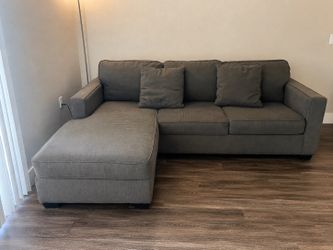 Gray Reversible Sectional Sofa