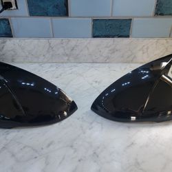 Car Side Mirror Caps (Black)