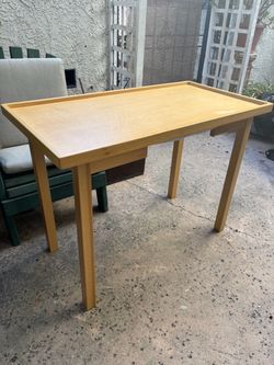 Table natural wood / game table , tv stand, kitchen island table , desk , baby changing table