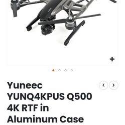 Yuneec YUNQ4KPUS Q500 4K RTF in Aluminum Case