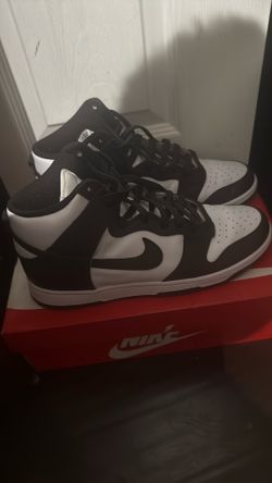 Dark Brown Nike Dunks High Tops