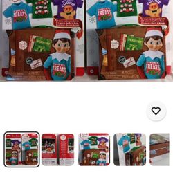 Lot Of 2 Elf On The Shelf Tees Sweet Treats 