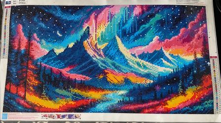 Mountain Landscape Diamond Art
