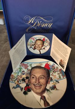 Walt Disney 85th Anniversary Commemorative Plate limited edition numbered