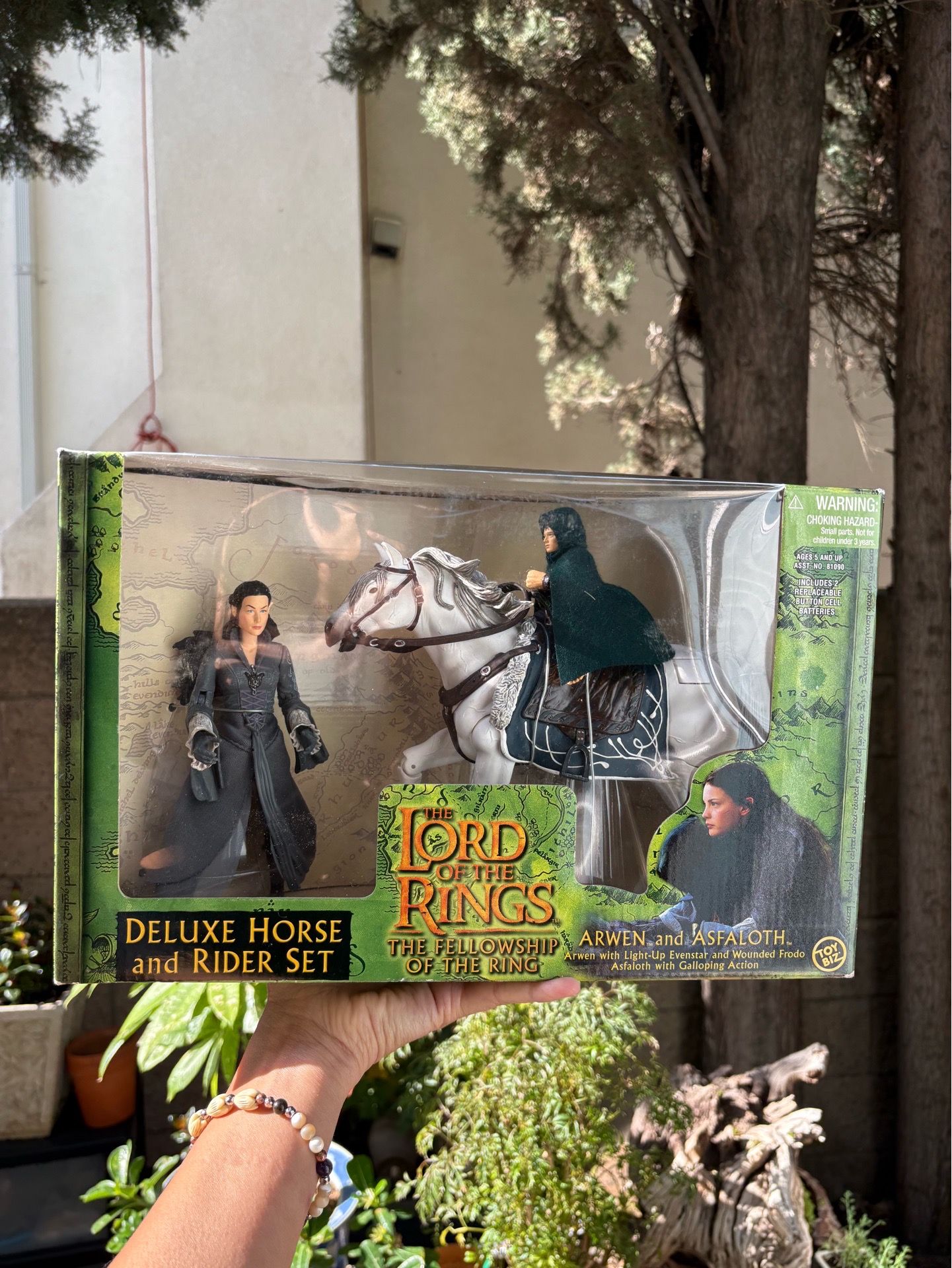 LOTR Arwen & Asfaloth Deluxe Horse Rider Set (New in Box)