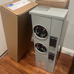 Eaton Dual Meter Main Electrical Box