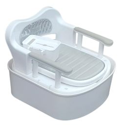 Portable toilet and bedside commode for the elderly or for rv travel or boat