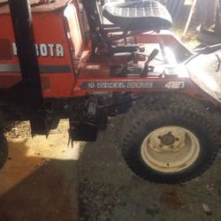 Kubota Tractor Mower Looking For A Trailer  To Trade For It Also