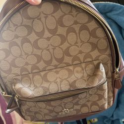 Small Brown Backpack “ Coach”