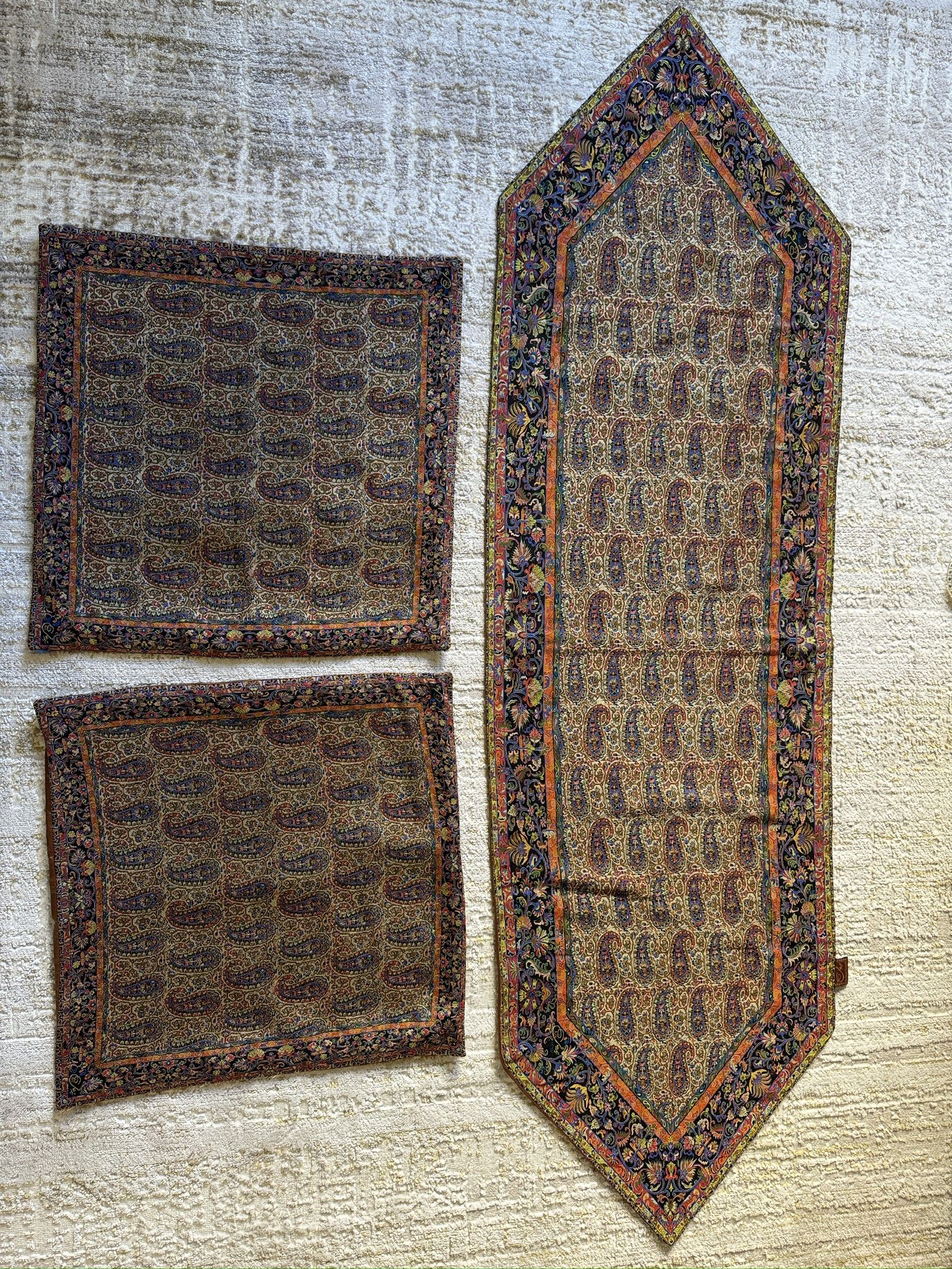 Hand made traditional Persian Termeh setu