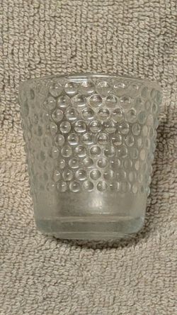 23 piece clear glass votive candle holder
