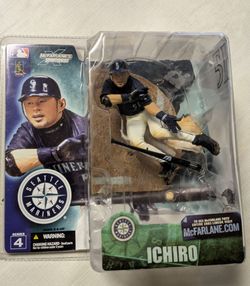 MCFARLANE  MLB SERIES 4. ICHIRO. SUZUKI FIGURE