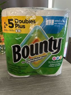 Bounty Select-A-Size Paper Towels 2 Double Plus Rolls