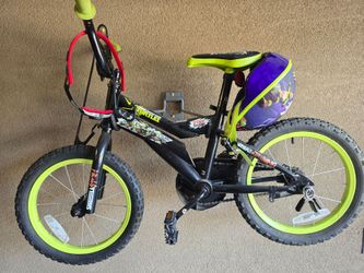 Small size ninja turtle bike  & helmet vintage from 2016 p