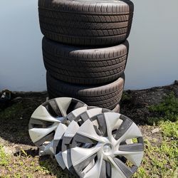 Tesla Model Y wheels with brand new tires