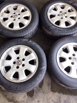Honda Accord 16* 5 Lug Rims And Tire (firm Price)
