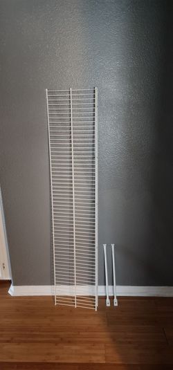60" White wire shelf