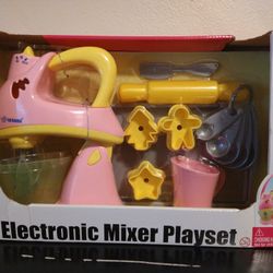 Redbox Electronic Mixer Playset 13 Pcs Lights & Sounds Pink