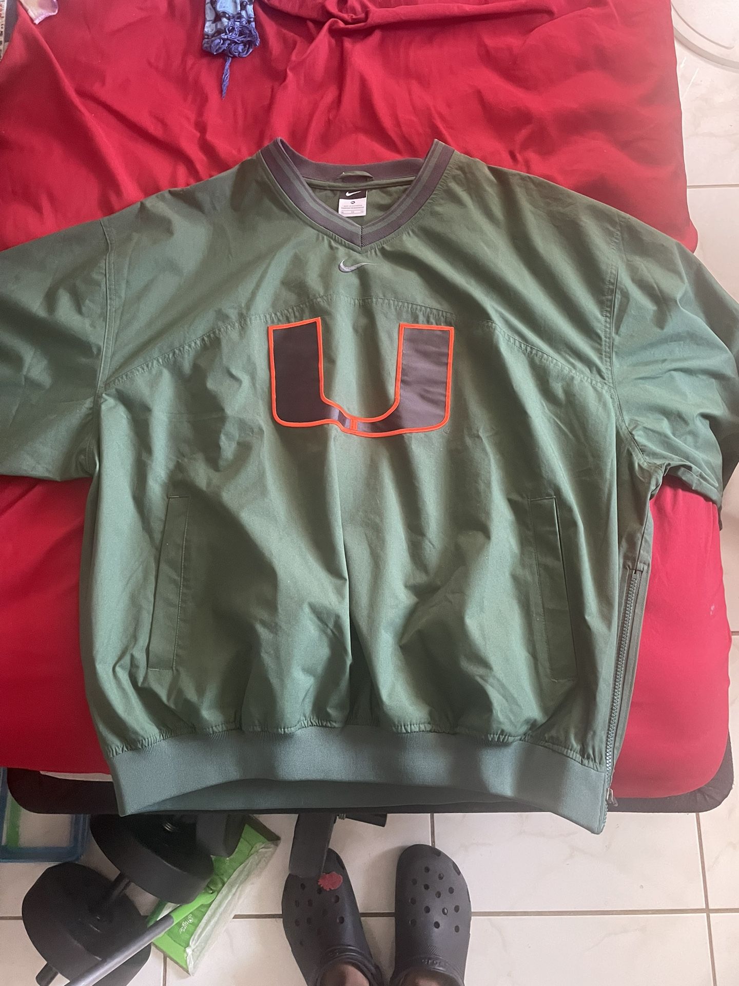 XL Nike Miami Hurricanes Bomber Jacket