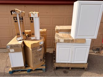 7pcs new kitchen cabinets