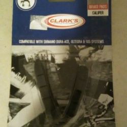 Clarks road bike brake pads. Brake shoes. FOR: Shimano DURA ACE,  Ultegra, 105 brake Pads. Brake Shoes