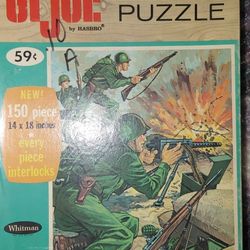 GI Joe 150 Piece Jigsaw Puzzle By Whitman