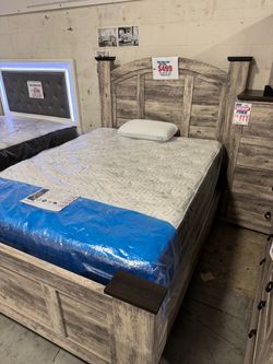 QUEEN BED FOR SALE (AVAILABLE IN KING*) !!NO CREDIT NEEDED !! TAKE IT HOME TODAY!! 🚛 SAME DAY DELIVERY AVAILABLE 🚚 Se Habla Español