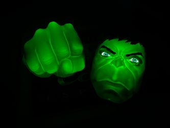 3DLightFX Marvel Avengers Hulk Face 3D Wall Light