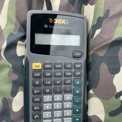 TI-30Xa And TI-30Xa Solar Calculator 