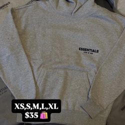 dark oat essential hoodie $45 medium