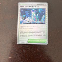 Area Zero Under depths Pokémon Card