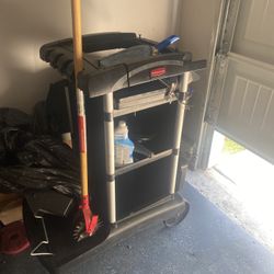 Janitor Cleaning Cart