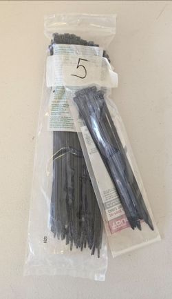Heavy-Duty Black Cable Ties / Zip Ties – Multiple Packs