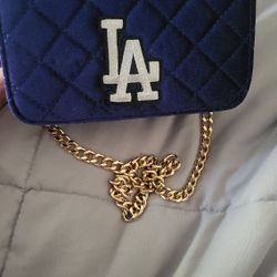 Dodger Suede Blue Purse