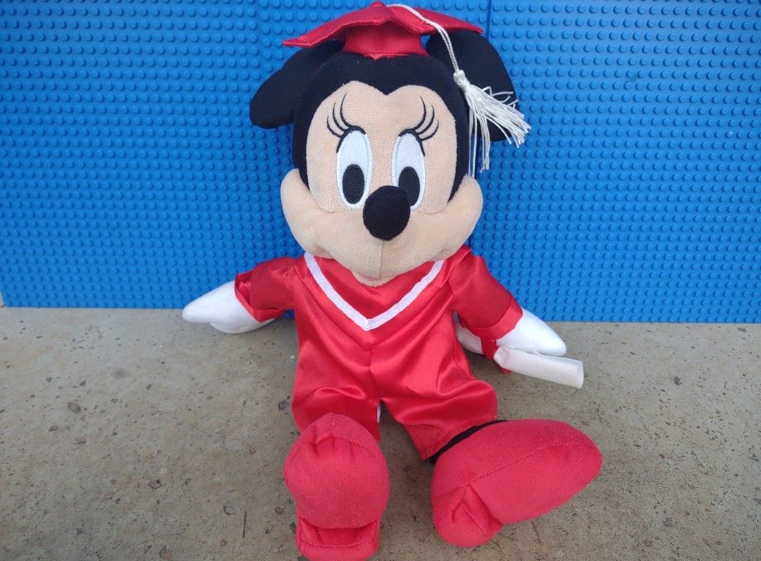 Disney Minnie Mouse Graduation Plush Kcare