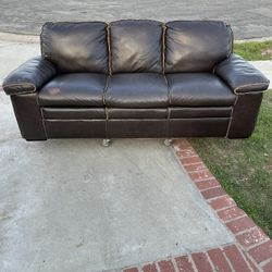 Genuine Leather Sofa Nice!