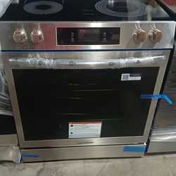 Frigidaire gallery stainless steel slide in electric range