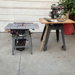 Table Saw And Radial Saw