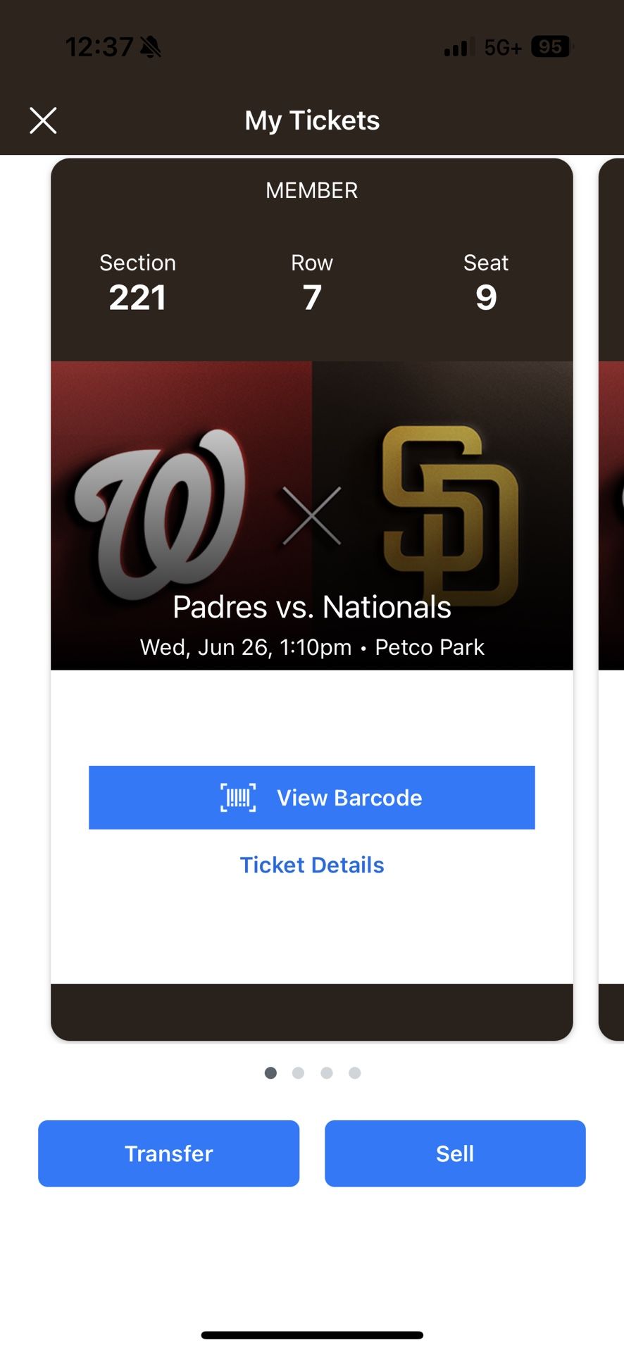 Padres Vs. Nationals Tickets