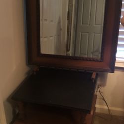End Table/mirror 