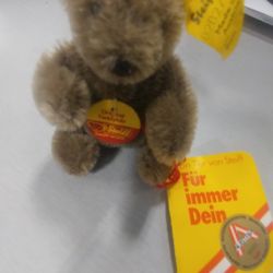 Stieff Teddy Bear 3' Original 1970's