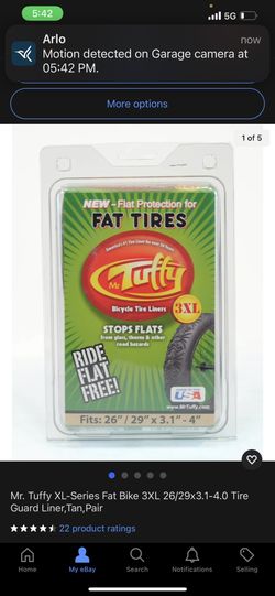 Tuffy Tires Fat Tires Flat Protection Stops Flats Fits  For Those 20” Fat Tire Ebikes 