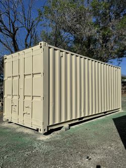 Freshly Painted 20 Foot Shipping Containers