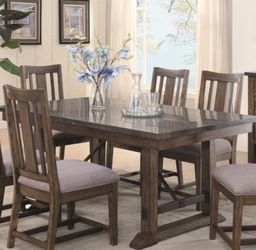 * Brand New- Still In The Box * Formal Marble Dining Room Table (Table Only)