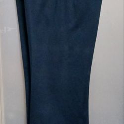 LIKE NEW MEN'S HAGGAR BRAND BLACK DRESS SLACKS, SIZE 36Wx30L