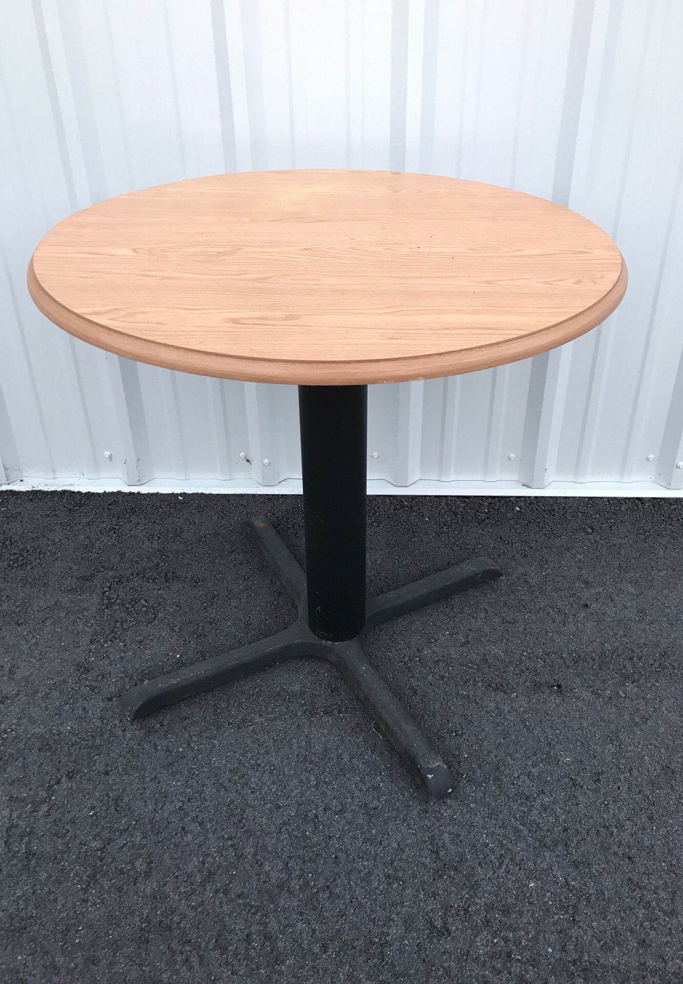 Solid Iron base Bistro Table