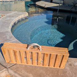 portable wooden horseshoe game set in a carrying case