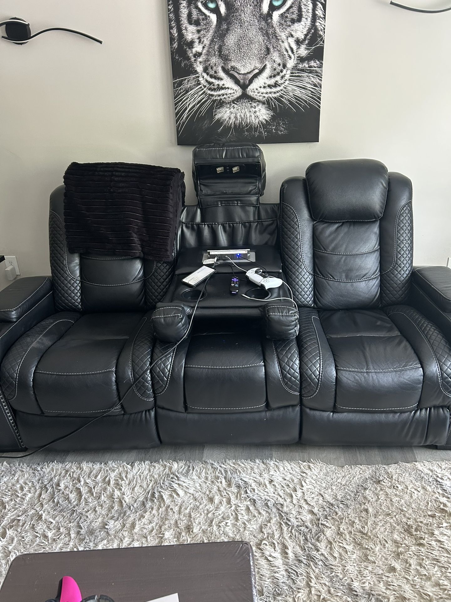 Power Sofa And Power Recliner